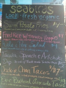 Seabirds Menu