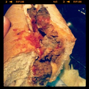 Meatball Sub at Cruzer Pizza