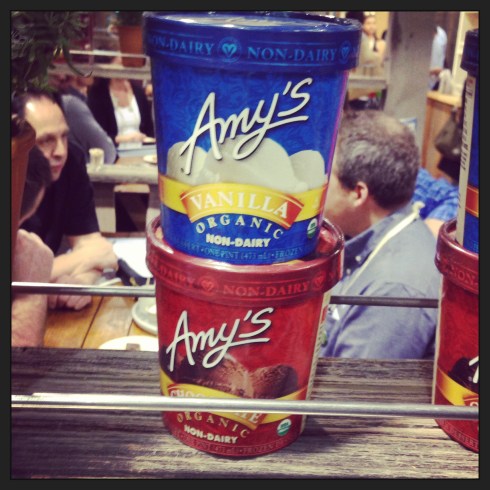 Amy's got ice cream!