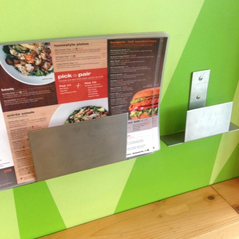 Hey, where'd the "mindful living" menus go?